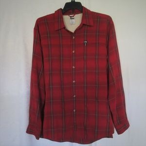 THE NORTH FACE LS Button Front Shirt SIZE LARGE